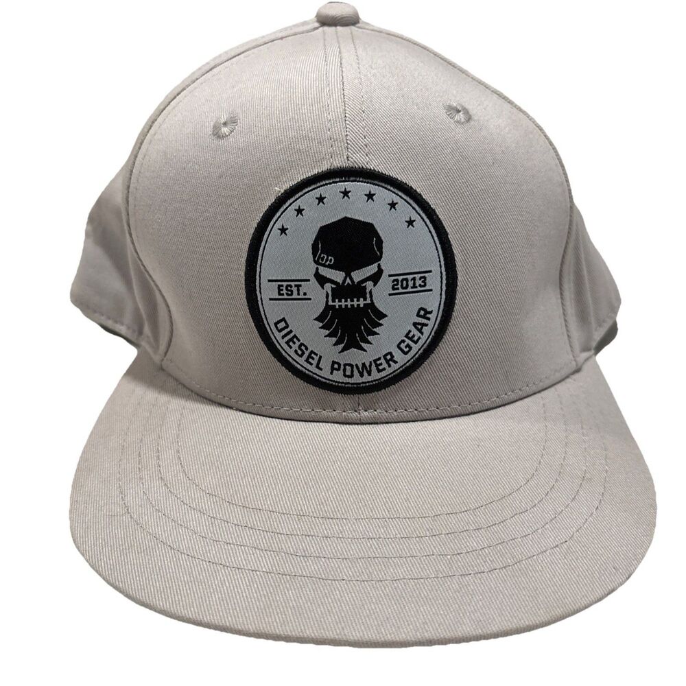 Diesel Power Gear Gray Adjustable  Hat